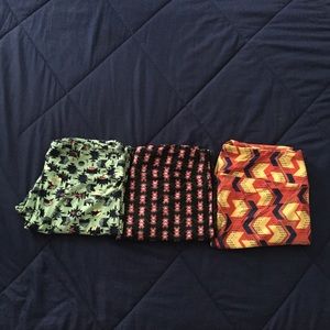 Lot of 3 Lularoe Leggings TC